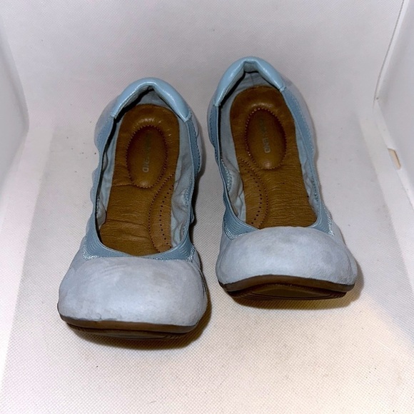 Lands’ End Blue Suede Ballet Flats Size 8.5B - EUC - Picture 2 of 10